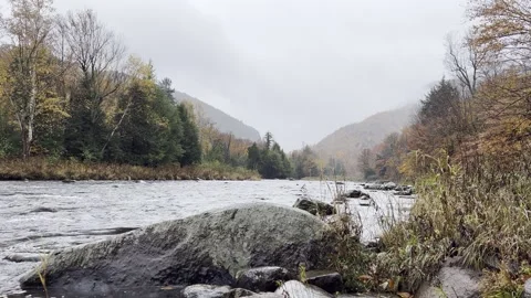 Mountain Riverside Stock Footage 277613271