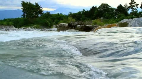 Mountain river.+sound Stock Footage 11349332