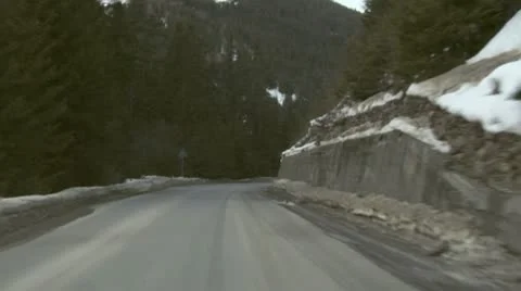 Mountain road 02 Video stock 10688821