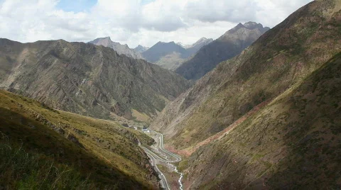 Mountain road 1 Stock Footage 853427