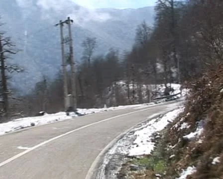 Mountain road 1 Stock Footage 12506069