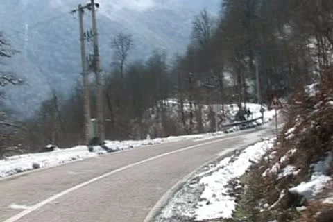 Mountain road 1 Video stock 12506464