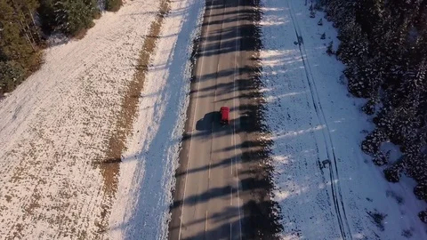 Mountain Road 1 Stock Footage 81420485