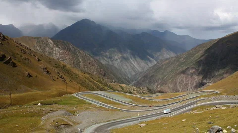 Mountain road 11 Stock Footage 853452