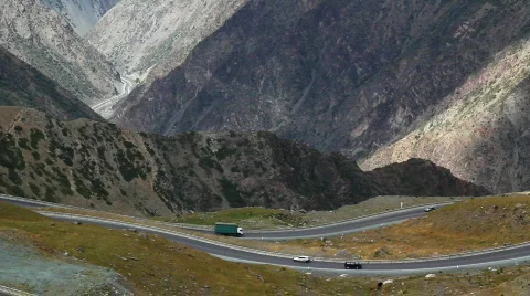 Mountain road 14 Stock Footage 853459