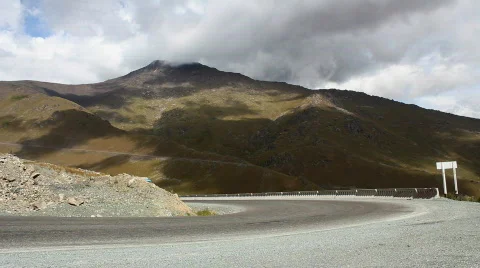 Mountain road 17 Stock Footage 853465
