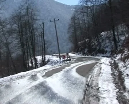 Mountain road 2 Video stock 12506085