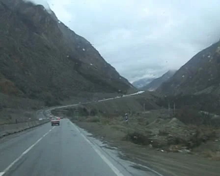 Mountain road 3.  Stock-Footage 12650824