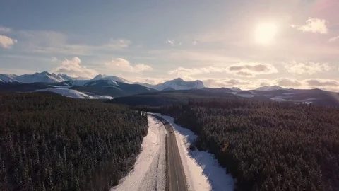 Mountain Road 5 Stock Footage 81420506