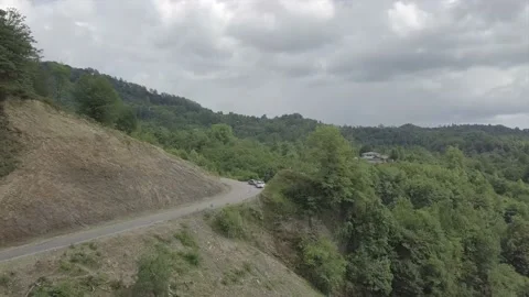 Mountain road in Abkhazia. Stock Footage 147681287