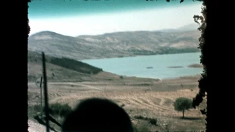 Mountain Road from Bus Stock Footage 278040086