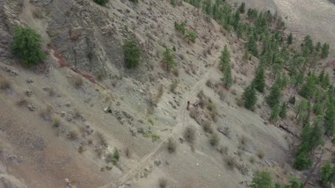 Mountain Road Drone Shot Stock Footage 146480020