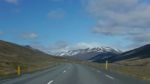 Mountain Road Stock Footage 12456124