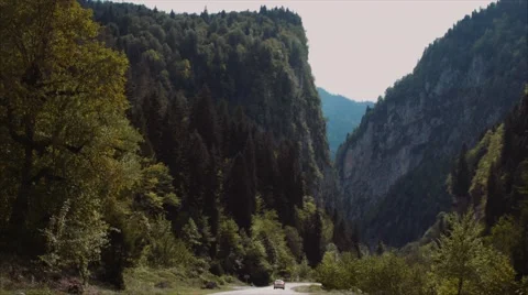 Mountain Road Stock Footage 68018961