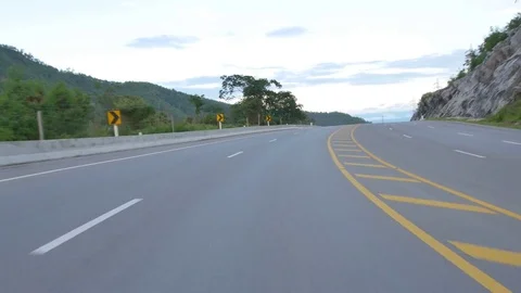 Mountain road Stock Footage 76044105