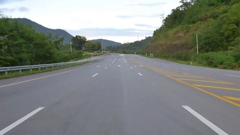 Mountain road Stock Footage 76044197