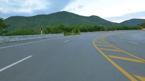 Mountain road Stock Footage 76056089
