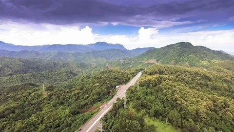 Mountain road Stock Footage 79294162