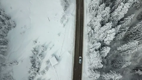 Mountain Road Stock Footage 86685454