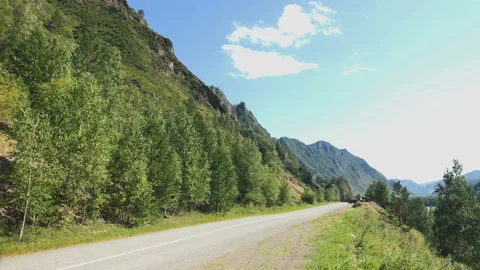 A mountain road Stock Footage 93027134