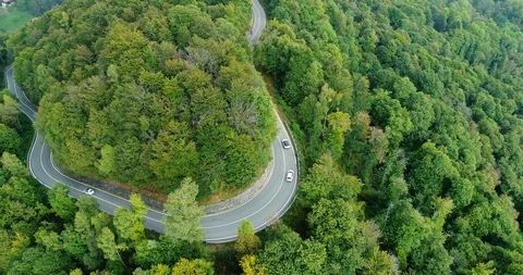 Mountain road Video stock 95528271