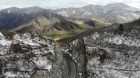 Mountain road Видео 96617464