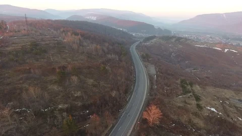 Mountain road Stock Footage 107477400