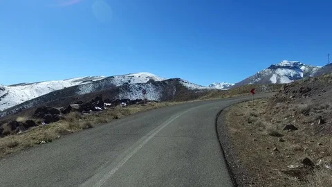 Mountain road Stock Footage 122330626