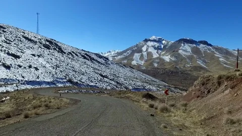 A mountain road Stock Footage 122335291