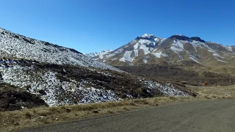 Mountain road Stock Footage 122338107