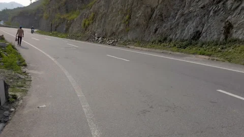 Mountain Road Stock Footage 196307553