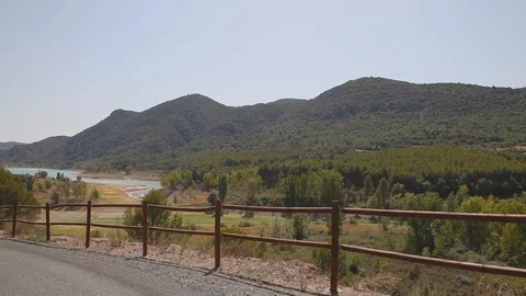 Mountain Road Huesca Video stock 120422396