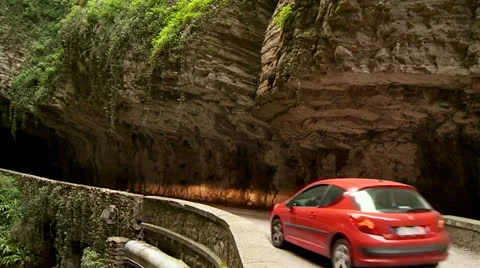 Mountain Road, Italy Stock Footage 24578907