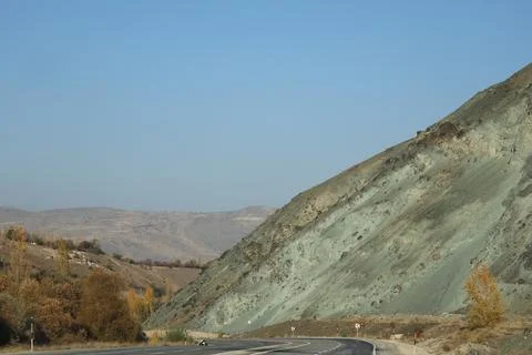 Mountain road landscape Stock-Fotos