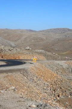 Mountain road landscape Stock-Fotos