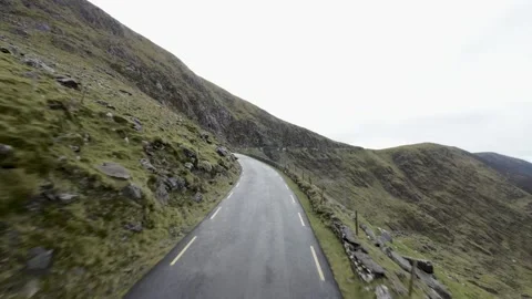 Mountain road in the mountains Video stock 262974470