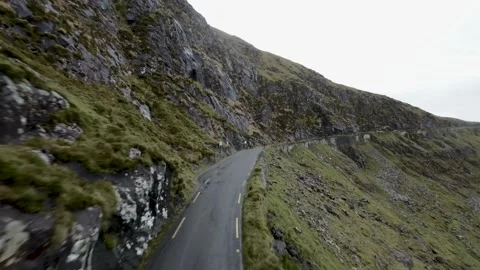 Mountain road in the mountains Video stock 262974476