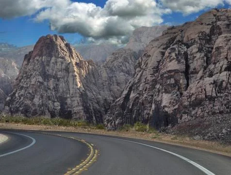 Mountain road Stock Photos