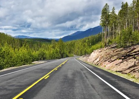 Mountain road Stock Photos