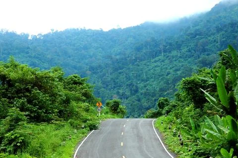 Mountain road Stock Photos