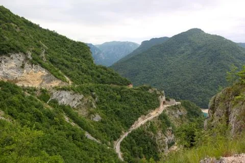 Mountain road Stock Photos