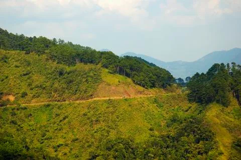 Mountain road Foto stock