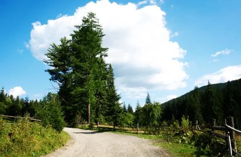 Mountain road Stock Photos