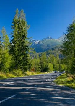 Mountain road Stock Photos