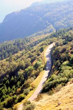 Mountain road Stock Photos