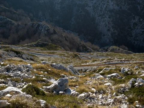 Mountain road 库存照片