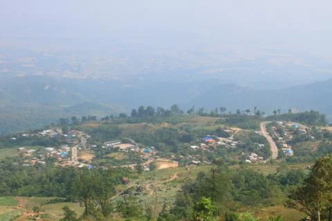 Mountain road 스톡 사진