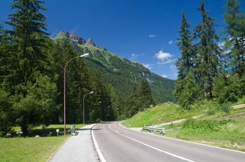Mountain road Stock Photos