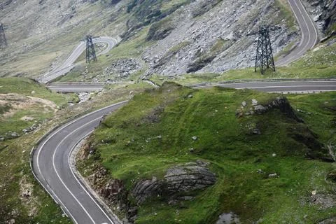 Mountain road Stock Photos