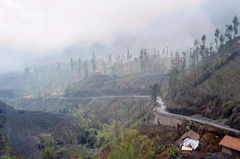 Mountain road Stock Photos